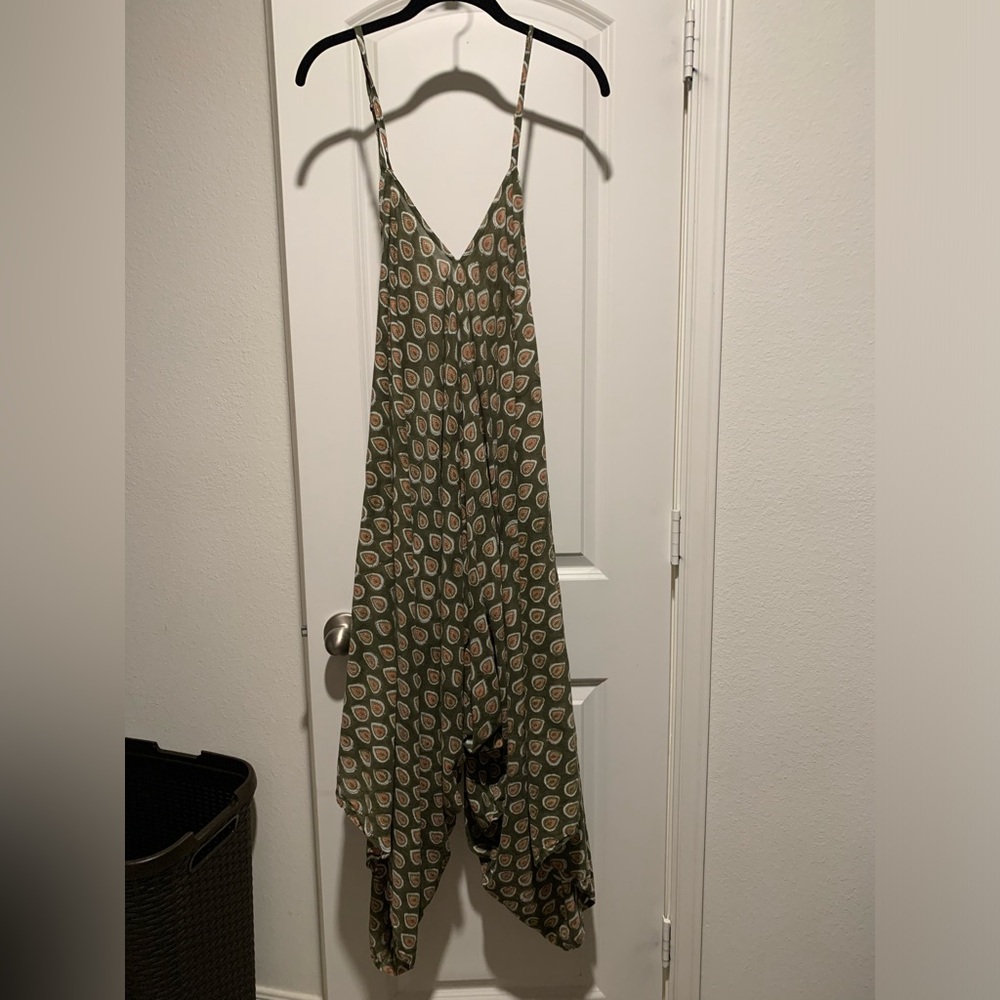 World Market tank gaucho romper / jumpsuit
